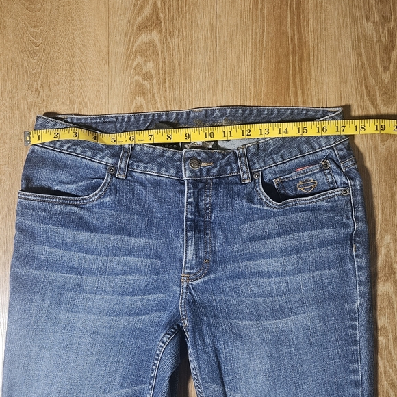 Harley-Davidson Blue Denim Jeans As a Woman - Picture 4 of 9